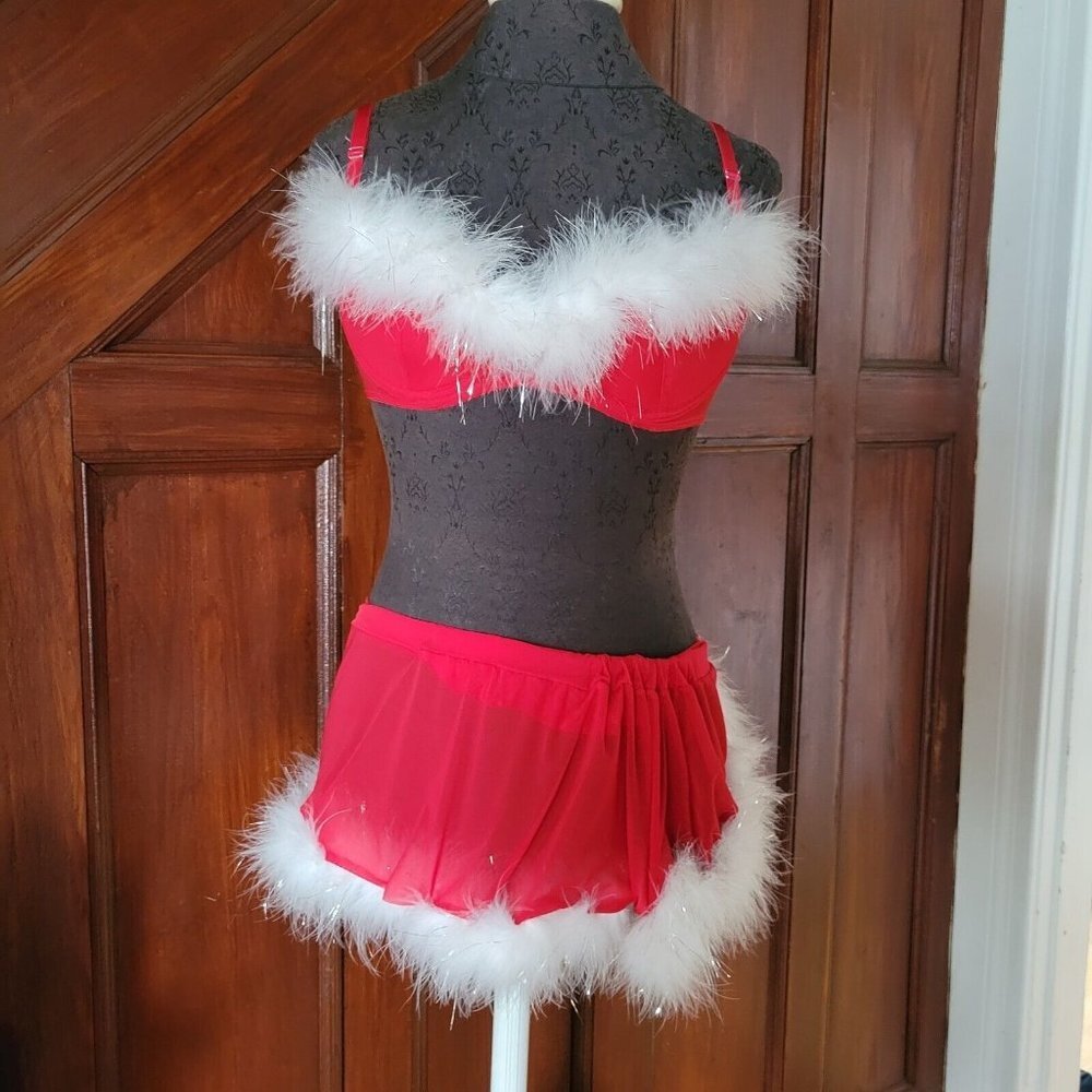 Fredericks of hollywood Sexy Santa 2 piece Christmas Xl
